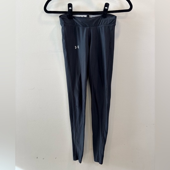 Under Armour Pants - Under Armour Dark Leggings with Logo